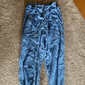 Striped Jean Joggers